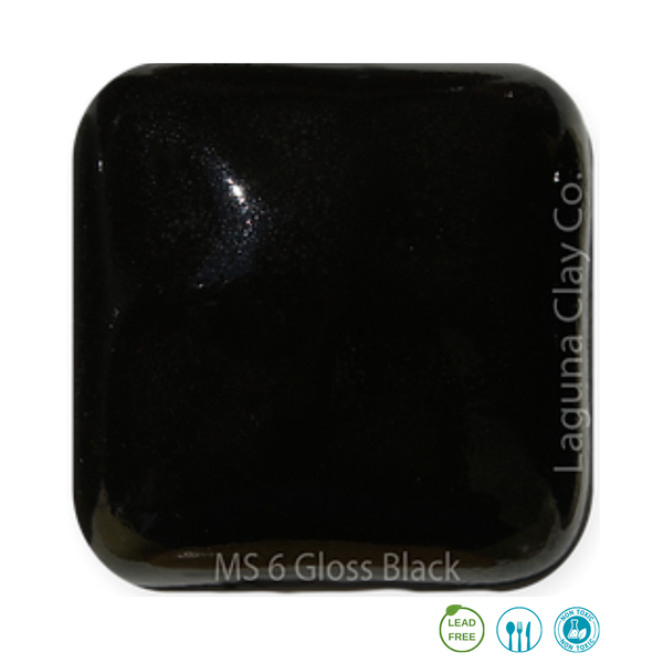 MS-6 Gloss Black Glaze
