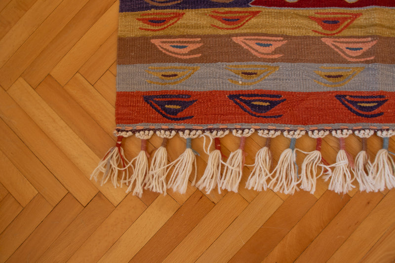 Anatolian Flatweave Wool Kilim/Rug No. 2 118×88 cm (46.5" × 34.6")