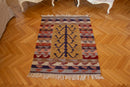Anatolian Flatweave Wool Kilim/Rug No. 3 118×88 cm (46.5" × 34.6")