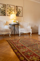 Anatolian Flatweave Wool Kilim/Rug No. 4 165 × 105 cm (65.0" × 41.3")