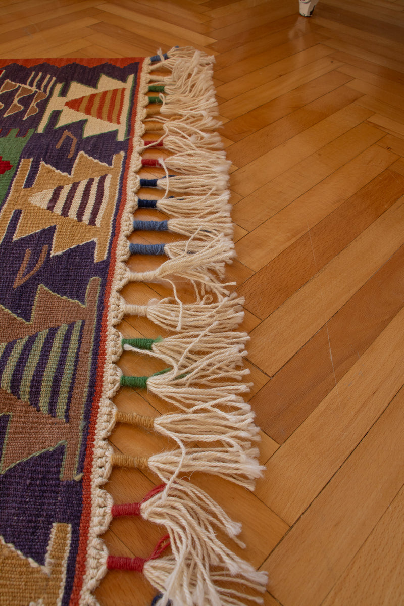 Anatolian Flatweave Wool Kilim/Rug No. 6 172 × 115 cm (67.7" × 45.3")