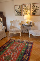 Anatolian Flatweave Wool Kilim/Rug No. 6 172 × 115 cm (67.7" × 45.3")