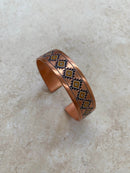 Patterned Copper Bracelet No. 5