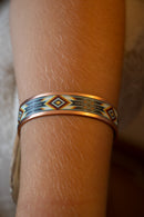 Patterned Copper Bracelet No. 7