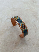 Patterned Copper Bracelet No. 7