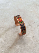 Patterned Copper Bracelet No. 9