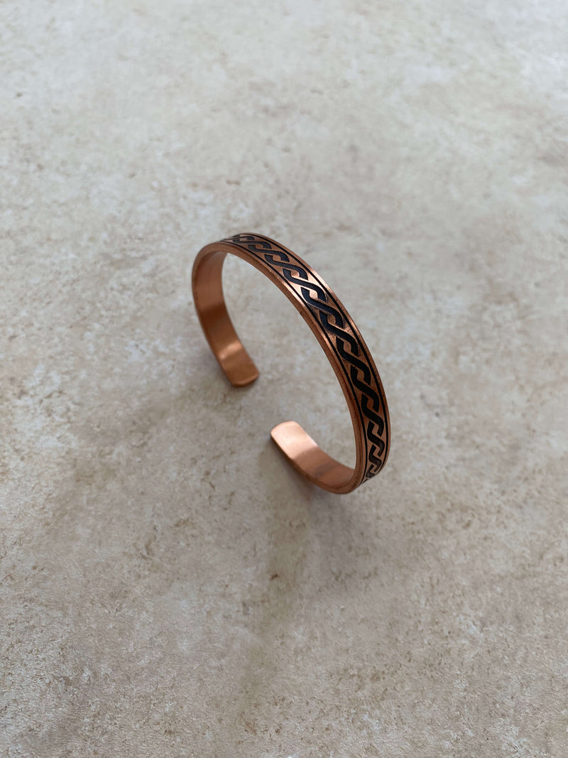 Engraved Copper Bracelet No. 4