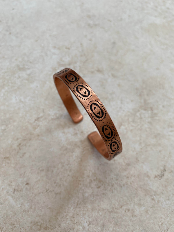 Engraved Copper Bracelet No. 5