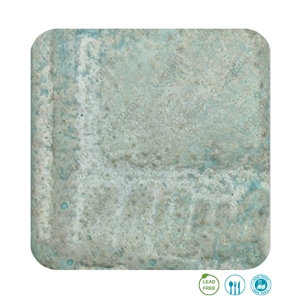 EM - 1249 Mint-Blue Lava Glaze