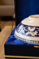 Baba Nakkash 25 cm Handmade Turkish Ceramic Bowl – Iznik Tile Design