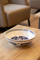 Baba Nakkash 25 cm Handmade Turkish Ceramic Bowl – Iznik Tile Design