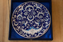 Baba Nakkash 25 cm Handmade Turkish Ceramic Plate – Iznik Tile Design