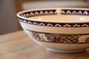 British Museum 25 cm Handmade Turkish Ceramic Bowl – Iznik Tile Design