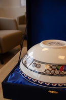 British Museum 25 cm Handmade Turkish Ceramic Bowl – Iznik Tile Design