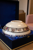 British Museum 25 cm Handmade Turkish Ceramic Bowl – Iznik Tile Design