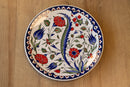 British Museum 25 cm Turkish Ceramic Plate – Iznik Tile Design