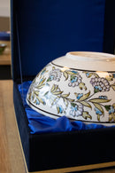 Damascus 25 cm Handmade Turkish Ceramic Bowl – Iznik Tile Design