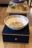 Damascus 25 cm Handmade Turkish Ceramic Bowl – Iznik Tile Design