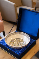 Damascus 30 cm Handmade Turkish Ceramic Bowl – Iznik Tile Design