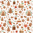 Gingerbread House Underglaze Transfer Decal - 19 x 13 inch