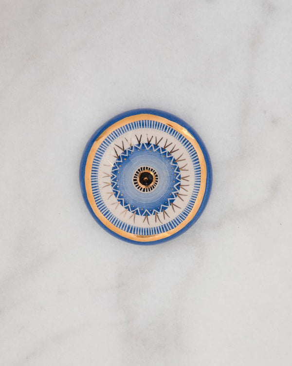 Handmade Ceramic Evil Eye Amulet – Medium 5.5¨ (14 cm)