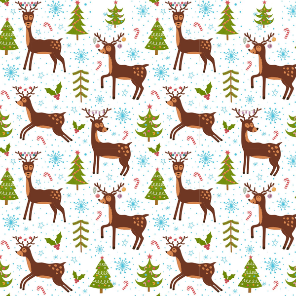 Reindeer Underglaze Transfer Decal -19 x 13 inch